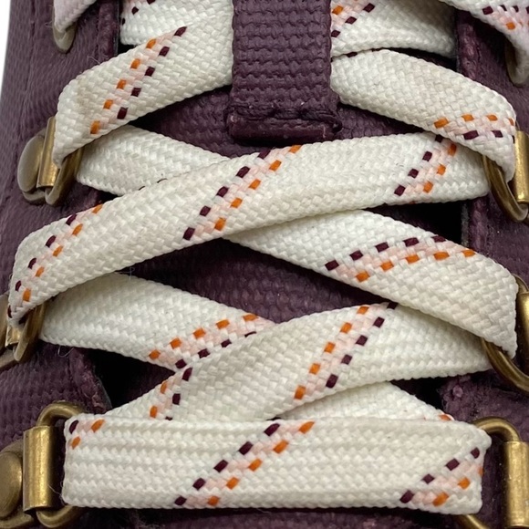 Keds Womens Shoes Scout Lace Up Boots Sz 9.5 Plum Purple Water Resistant Flat - Picture 6 of 13